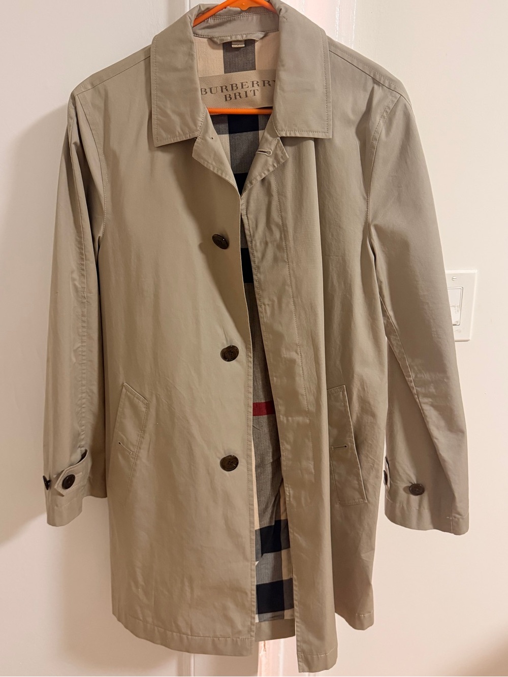 Unisex Burberry Brit Trench Coat